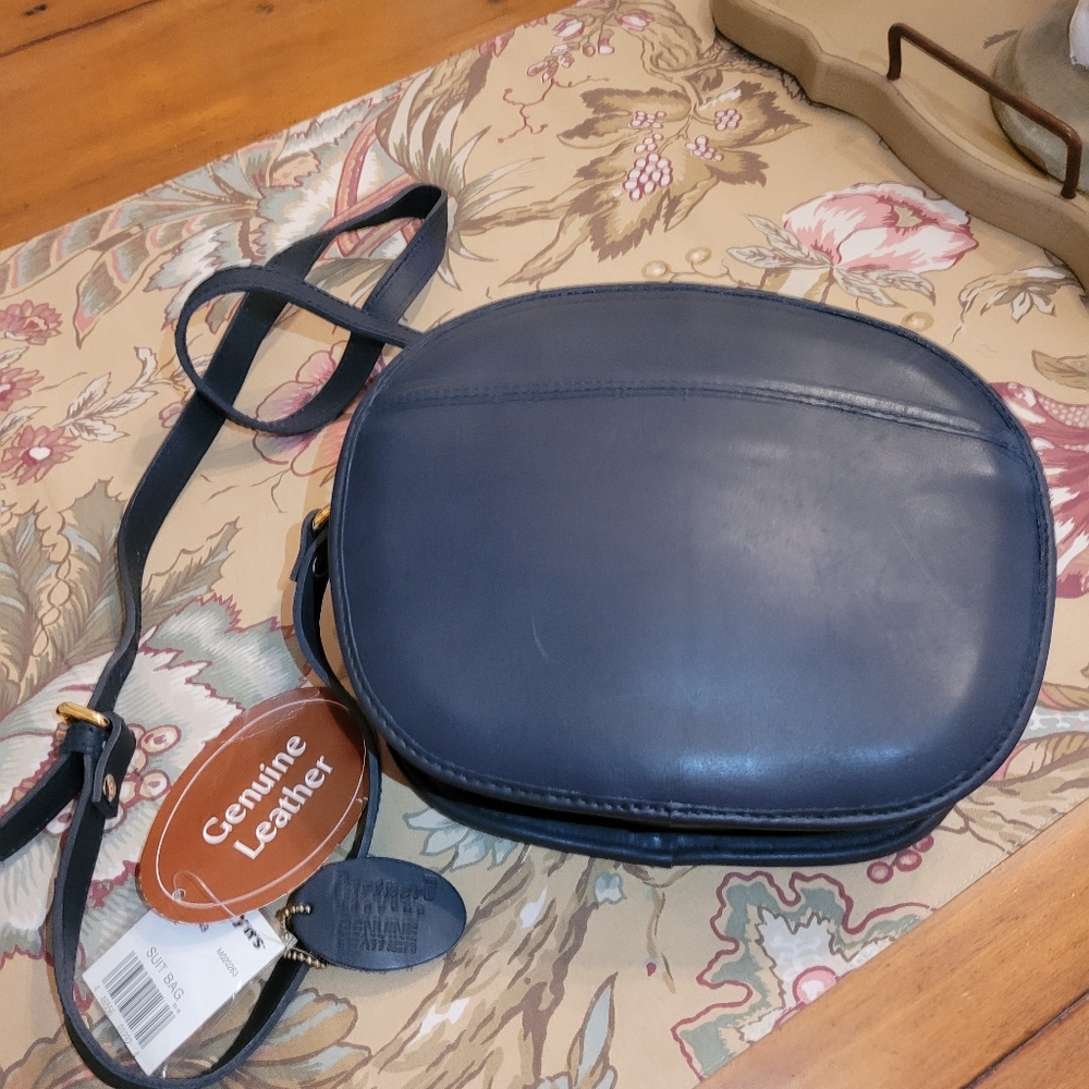 Vintage Mervyn Partners leather crossbody purse